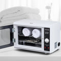Nail Tool Ultrasonic Cleaner 12L Tempered Glass Timer 185nm UV