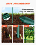 Garden Stakes 50 Pack 1170mm Plastic Coated Metal Tomato Plant Support