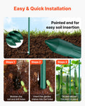 Garden Stakes 50 Pack 1455mm Plastic Coated Metal Tomato Plant Support