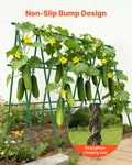 Garden Stakes 50 Pack 1455mm Plastic Coated Metal Tomato Plant Support