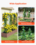 Garden Stakes 50 Pack 1455mm Plastic Coated Metal Tomato Plant Support