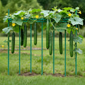 Garden Stakes 50 Pack 1455mm Plastic Coated Metal Tomato Plant Support