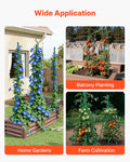 Garden Stakes 25 Pack 1800mm Metal Tomato Plant Support Non-Slip