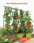 Garden Stakes 50 Pack 1800mm Plastic Coated Metal Tomato Plant Support