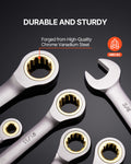 Combination Wrench Set 24pc SAE Metric 1/4