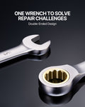 Combination Wrench Set 24pc SAE Metric 1/4