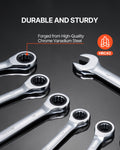 Combination Wrench Set 8-Piece Metric 8-19mm Organiser