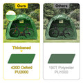 Bike Storage Tent 4 Bikes 420D Oxford Waterproof Green Carry Bag