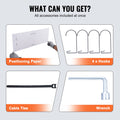 Garage Storage Shelves 2 Pack 122x61cm 502lbs Load Capacity