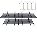 2PCS 72x24in Garage Storage Shelving Wall Mounted Heavy Duty Shelves Rack