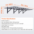 2PCS 72x24in Wall Mounted Garage Storage Shelves Heavy Duty Rack