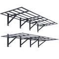 2PCS 72x24in Wall Mounted Garage Storage Shelves Heavy Duty Rack