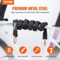 Bike Chain Lock 9.5mm Heavy Duty Metal Steel Anti-Theft Security