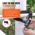 Bike Chain Lock 10mm 3.94ft Heavy Duty Anti-Theft 3 Keys