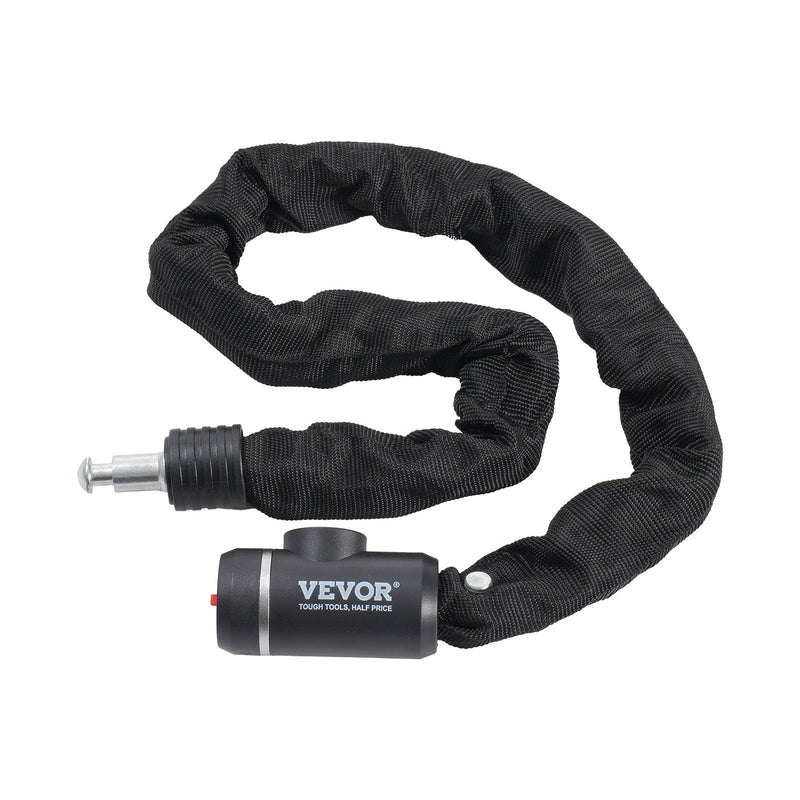 Bike Chain Lock 8mm 2.79ft Heavy Duty Anti-Theft 2 Keys