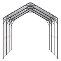 Heavy Duty Metal Carport, 10' x 15' Outdoor Carport with Galvanized Steel Frame & Roof, Car Tent Garage Shade with Removable Sidewalls, Multi-Use Car Shelter for Pickup, Boat, Car & Tractors