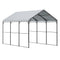 Metal Carport 10x15ft Galvanized Steel Frame Car Garage Tent