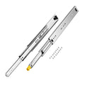 1 Pair 16-60in Soft-Close Drawer Slides Ball Bearing Full Extension