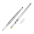 1 Pair 16-60in Soft-Close Drawer Slides Ball Bearing Full Extension