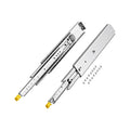 1 Pair 18-60in Soft-Close Drawer Slides Ball Bearing Full Extension