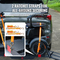 Wheelchair Carrier 500LBS Hitch Mount Folding Ramp 2