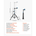 Bike Repair Stand, 29.9 kg Heavy-duty Bicycle Work Stand with 835-1440 mm Adjustable Height & Magnetic Tool Tray, Foldable Bicycle Maintenance Rack, Shop Home Mechanics for Mountain & Road Bike