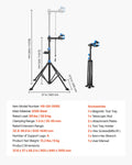 Bike Repair Stand Heavy Duty Adjustable 835-1440mm Magnetic Tray