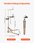 Bike Repair Stand 49.9kg Adjustable 1025-1510mm Foldable Tool Tray