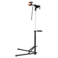 Bike Repair Stand, 66 lbs Heavy-duty Aluminum Bicycle Repair Stand, Adjustable Height Bike Maintenance Workstand with Magnetic Tool Tray Telescopic Arm, Foldable Bike Work Stand for Home, Shops