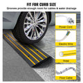 Curb Ramp 6.5cm Rise 15 Ton Heavy Duty Rubber Driveway Ramp Set