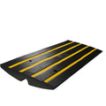 Curb Ramp 6.5cm Rise 15 Ton Heavy Duty Rubber Driveway Ramp Set