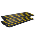 Curb Ramp 2 Pack 6.5cm Rise Heavy Duty 15 Ton Rubber Driveway