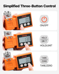 Digital Crane Scale 500kg Heavy Duty Industrial Hanging Scale LCD
