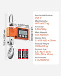 Digital Crane Scale 500kg Heavy Duty Industrial Hanging Scale LCD