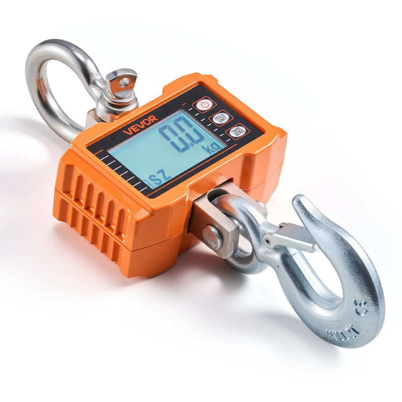 Digital Crane Scale 2000kg Heavy Duty Industrial Hanging Scale Remote