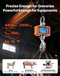 Digital Crane Scale 2000kg Heavy Duty Industrial Hanging Scale Remote