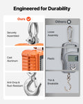 Digital Crane Scale 2000kg Heavy Duty Industrial Hanging Scale Remote