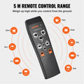 Digital Crane Scale 1000kg Orange LED Remote Control