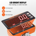 Digital Crane Scale 1000kg Orange LED Remote Control