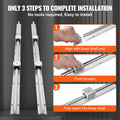 SBR12 1000mm Linear Guide Rail Set 2x Rails 4x Blocks CNC
