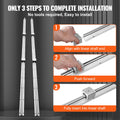 SBR20 2200mm Linear Guide Rail Set, 2x Rails 4x Blocks CNC