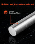 Linear Motion Rod 25mm x 1000mm Carbon Steel Shaft 2 Pack