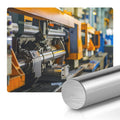 Linear Motion Rod 25mm x 1000mm Carbon Steel Shaft 2 Pack