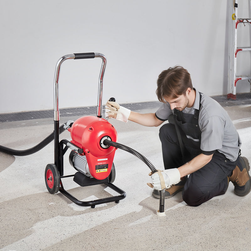Drain Cleaner Machine 120FT 6/5