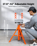 Heavy Duty Roller Stand 1136kg Load Folding Adjustable Height 27.6-52