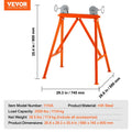 Pipe Stand Roller Head 2500LBS 2-36
