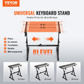 Piano Keyboard Stand Bench Set Z Style 250lbs Capacity 54-88 Key