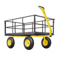 Garden Cart 1400lb Steel Heavy Duty Wagon 13