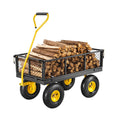 500lb Steel Garden Cart Heavy Duty Wagon 10