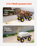 500lb Steel Garden Cart Heavy Duty Wagon 10